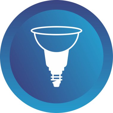 Yansıtıcı ağ simgesi, vektör illüstrasyonu