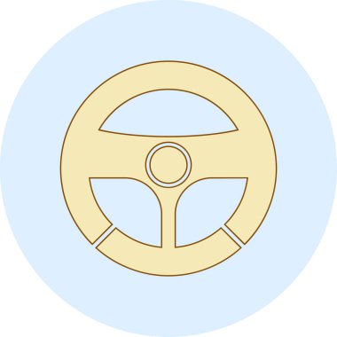 Direksiyon. Web simgesi basit illüstrasyon