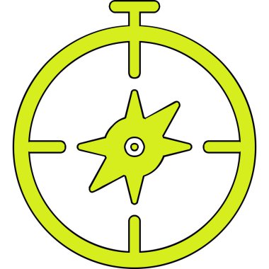 Pusula simgesi vektör resimlemesi 