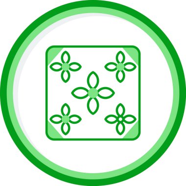 Döşeme. Web simgesi basit illüstrasyon