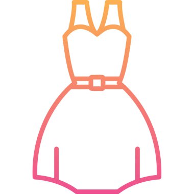 elbise simgesi, vektör illüstrasyonu 