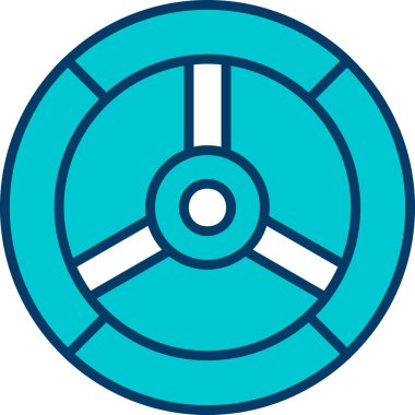 lastik simgesi vektör illüstrasyonu 