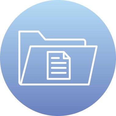 dosya dizini vektör illüstrasyonu        