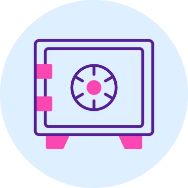 güvenli simge vektör illüstrasyonu 