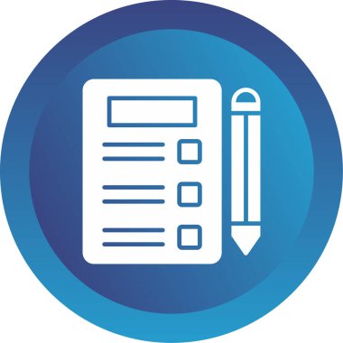 Yapılacaklar listesi. Web simgesi basit tasarım 