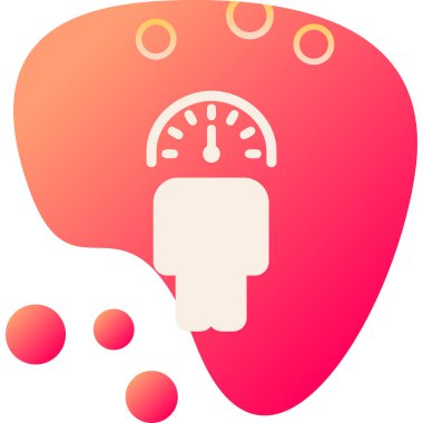 Web için performans simgesi illüstrasyon vektör simgesi 