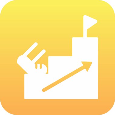 Adımlar web simgesinin vektör illüstrasyonu