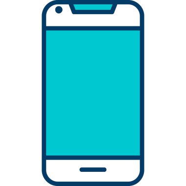 Smartphone web simgesi, vektör çizim 