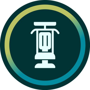 Modern Gym Machine simgesinin vektör çizimi         