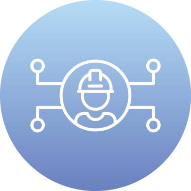 Mühendislik simgesinin vektör çizimi 