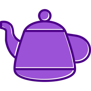 Vektör illüstrasyonu, çaydanlık ağı simgesi 