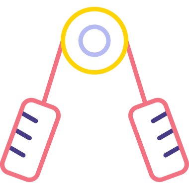 El Kavrama Ağı simgesi basit illüstrasyon