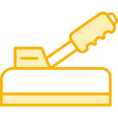 El freni simgesi vektör çizimi