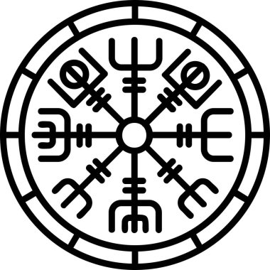 Simge Simgesi Basit Vektör İllüstrasyonu