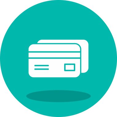 Kredi kartı iyonunun vektör çizimi