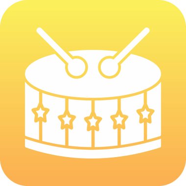 Web simgesi davul, illüstrasyon vektör 