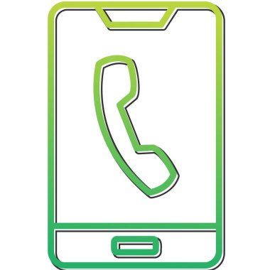 Web 'iniz için telefon simgesi çizimi 