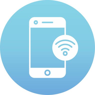 wifi vektör simgesi modern basit illüstrasyon 