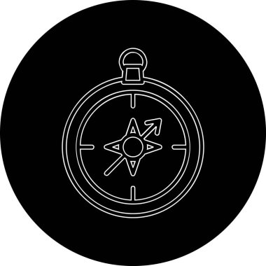 Pusula simgesi vektör resimlemesi 