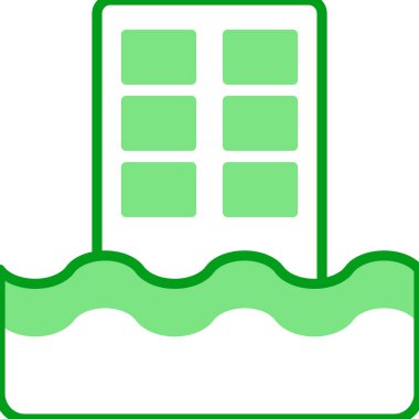 Su ikonunda Doğal Afet yuvası 