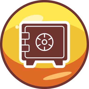 güvenli simge vektör illüstrasyonu 