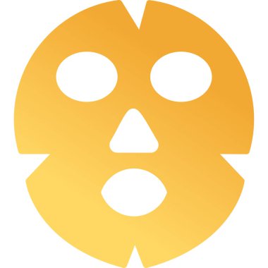 Yüz maskesi web simgesi, vektör illüstrasyonu