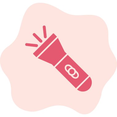 el feneri. Web simgesi basit illüstrasyon