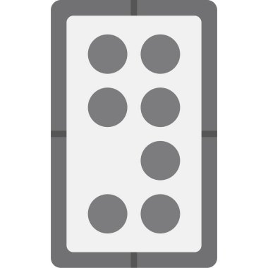 Düğme simgesi ögesinin vektör illüstrasyonu 