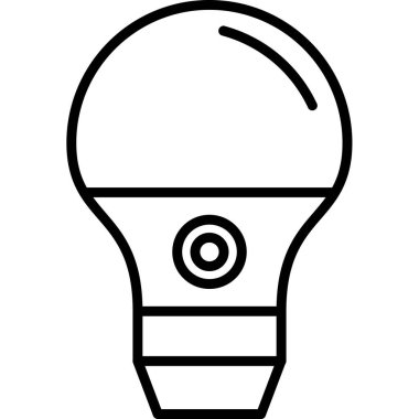 Akıllı Led Simgesi Basit Vektör İllüstrasyonu
