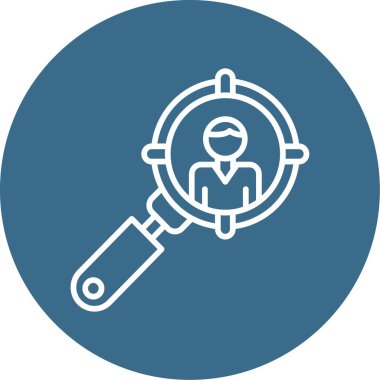 Web simgesi, vektör illüstrasyonu işe alınıyor