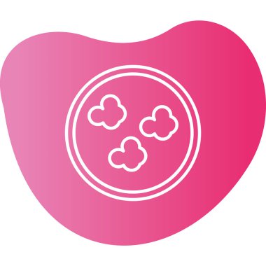 Bulutlar. Web simgesi basit illüstrasyon 