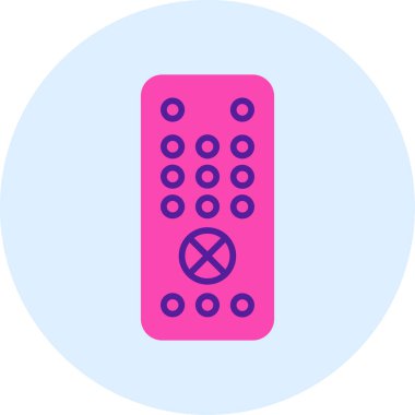 Uzaktan kumanda simge vektör çizim