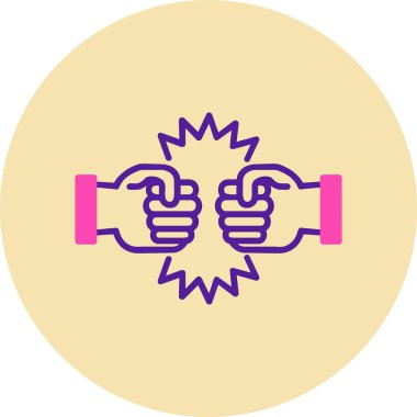 Mücadele Ağı simgesinin vektör illüstrasyonu