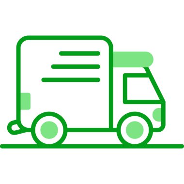 kamyon simgesi, vektör illüstrasyon tasarımı 