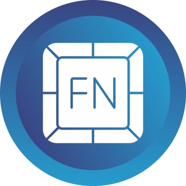 Fonksiyon web simgesi, vektör illüstrasyonu