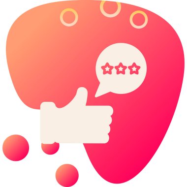 Geri bildirim simgesi, vektör illüstrasyon tasarımı 