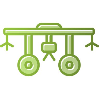 Spreyleme makinesi simgesinin vektör çizimi