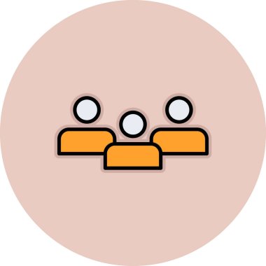 Seyirci Web simgesi vektör illüstrasyonu