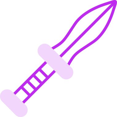 Hançer. Web simgesi basit illüstrasyon 