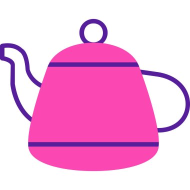 Vektör illüstrasyonu, çaydanlık ağı simgesi 