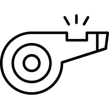 Web tasarımı için ıslık simgesi, vektör illüstrasyonu 