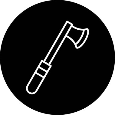 Balta ağ simgesi, vektör illüstrasyonu 