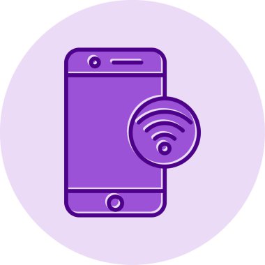 wifi vektör simgesi modern basit illüstrasyon 