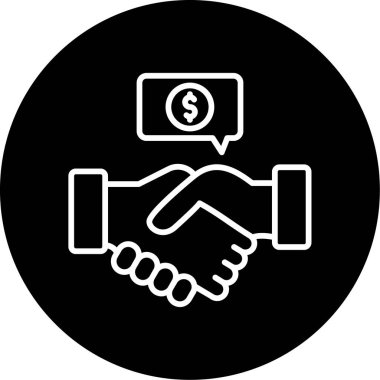 Ekonomi simgesi modern basit illüstrasyon 