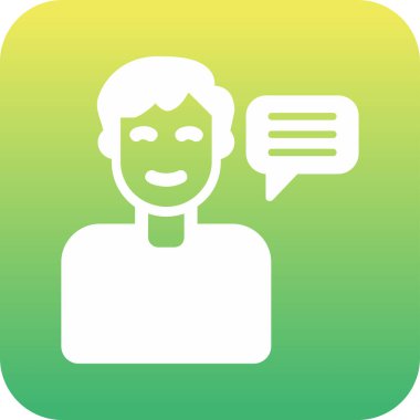 Tavsiye Ağı simgesi basit illüstrasyon