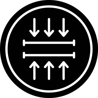 Zayıf. Web simgesi vektör illüstrasyonu