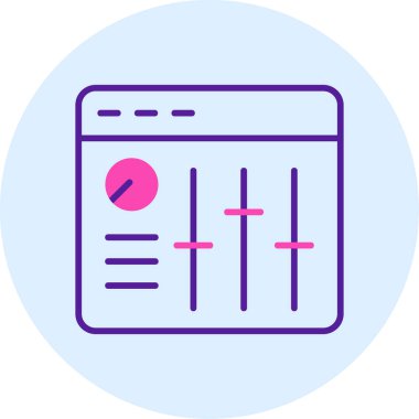 Ses Karıştırıcı vektör çizimi