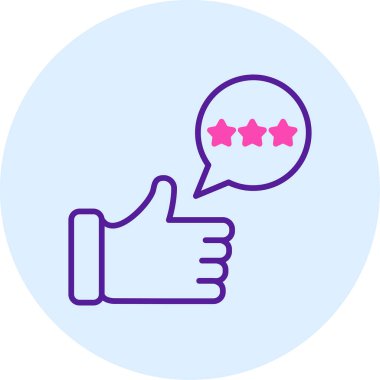 Geri bildirim simgesi, vektör illüstrasyon tasarımı 