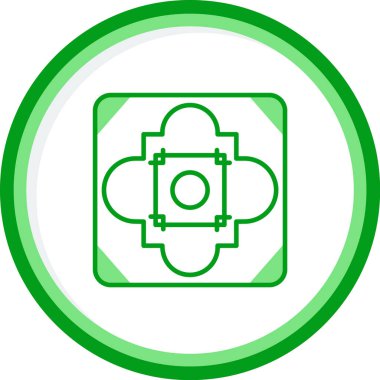 Döşeme. Web simgesi basit illüstrasyon