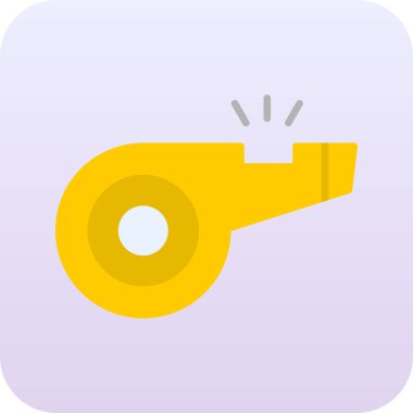 Web tasarımı için ıslık simgesi, vektör illüstrasyonu 